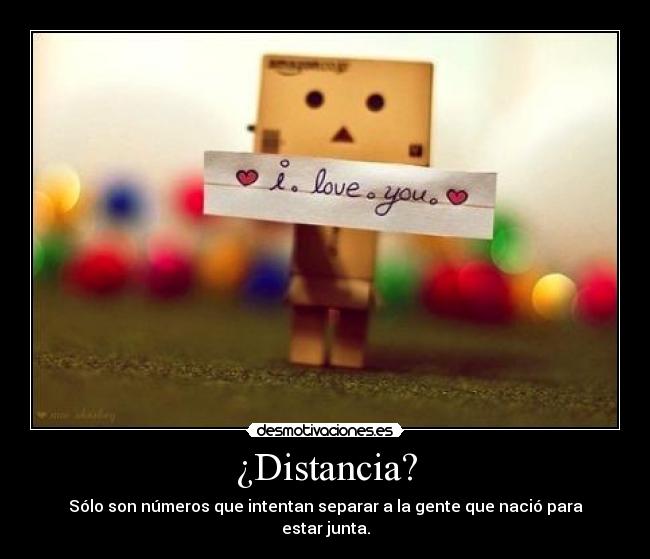 ¿Distancia? - 