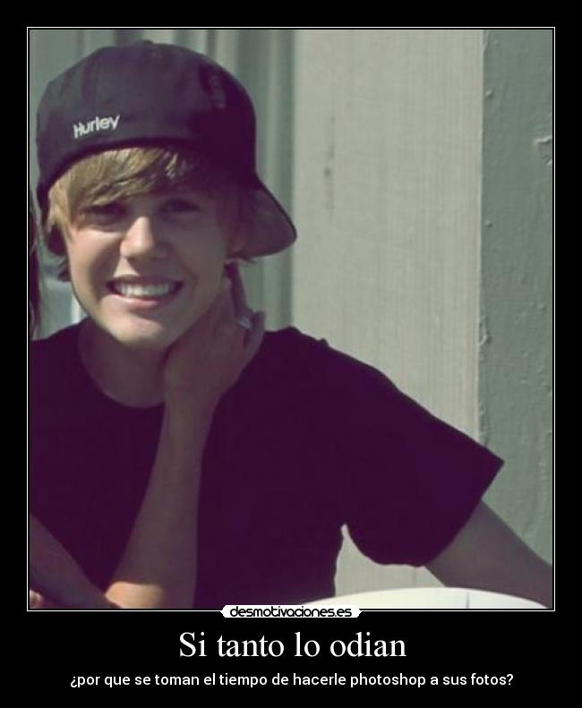 Si tanto lo odian -