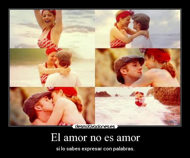 El amor no es amor -