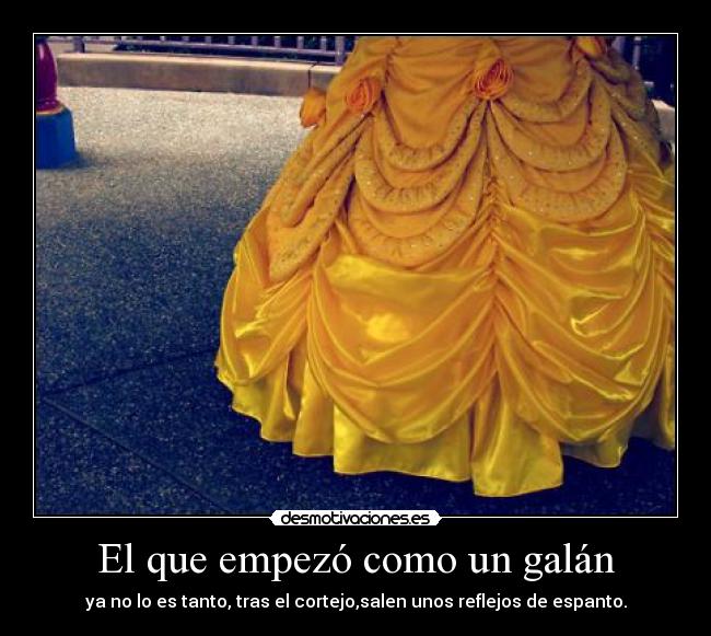 El que empezó como un galán -