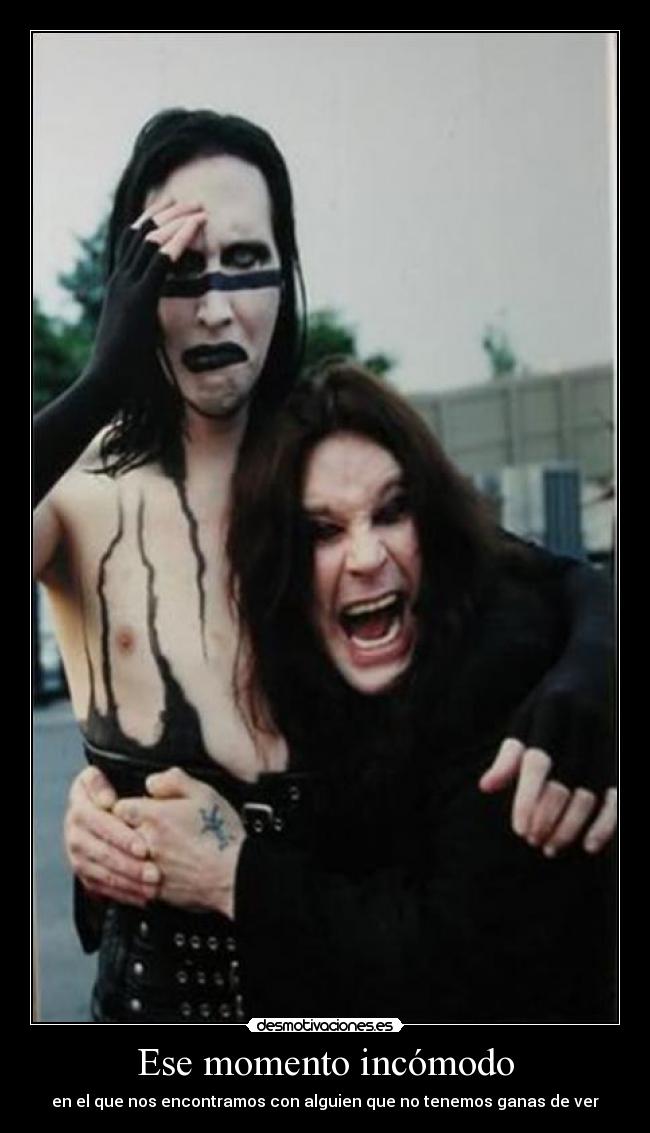 Ese momento incómodo - en el que nos encontramos con alguien que no tenemos ganas de ver