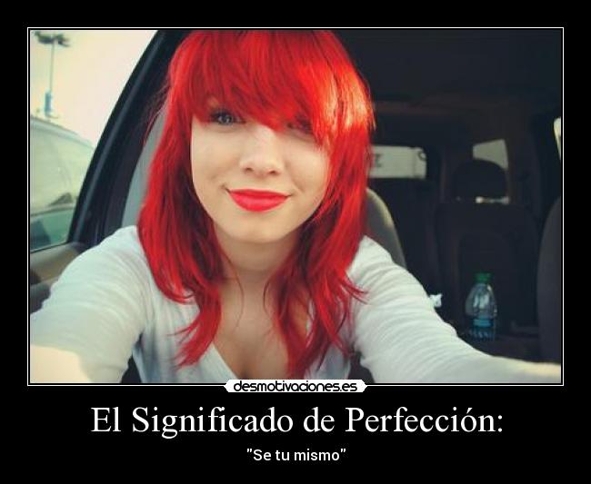 El Significado de Perfección: - 