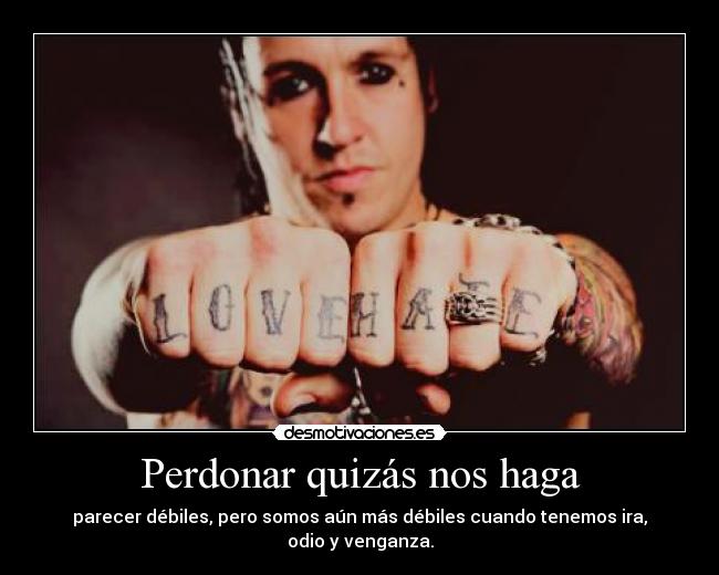 Perdonar quizás nos haga -