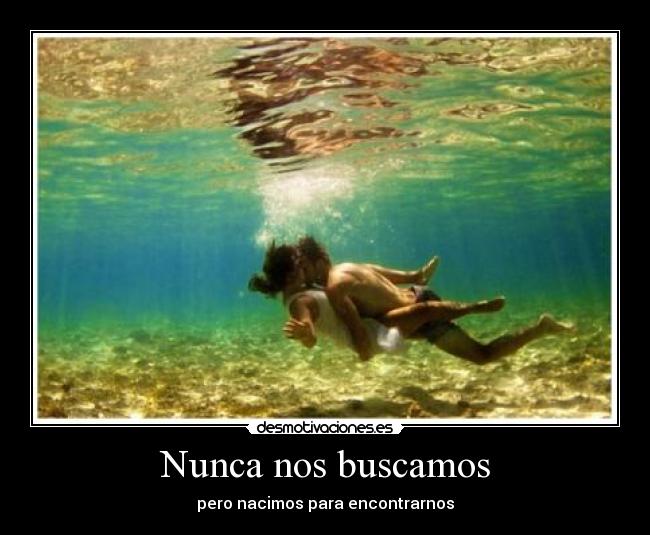 Nunca nos buscamos -