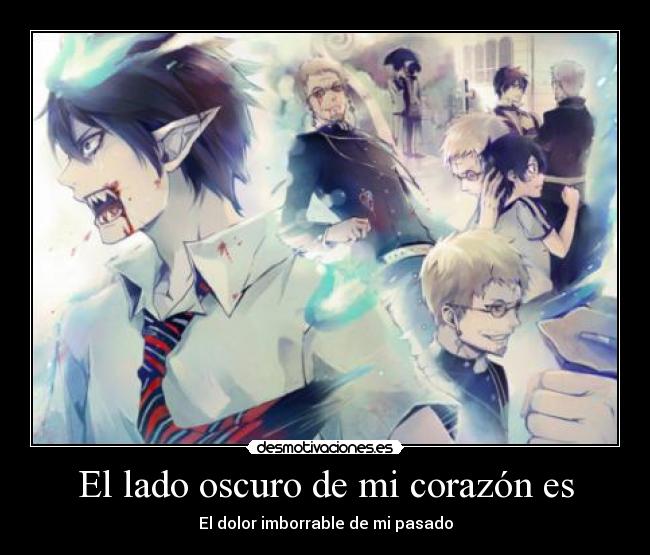 El lado oscuro de mi corazón es - 