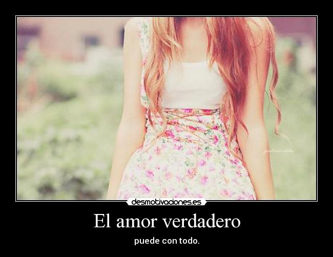 El amor verdadero -