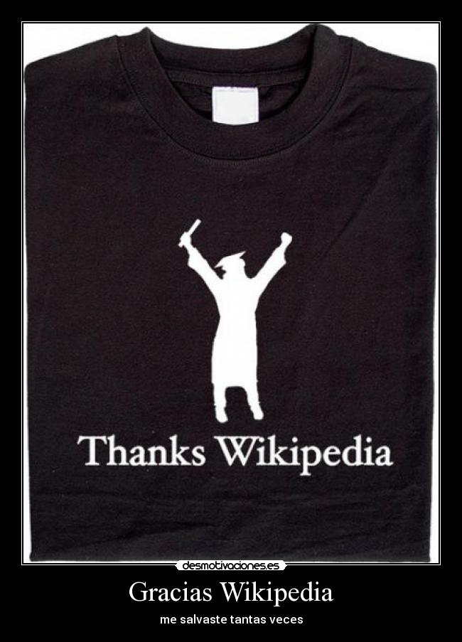 Gracias Wikipedia -