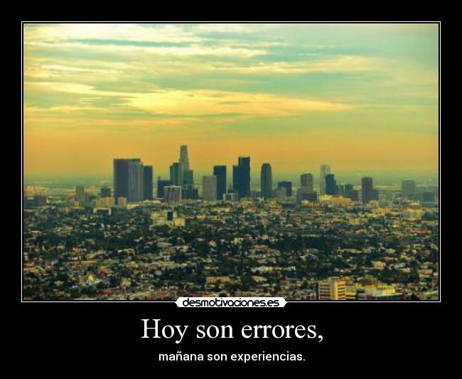 Hoy son errores, - 