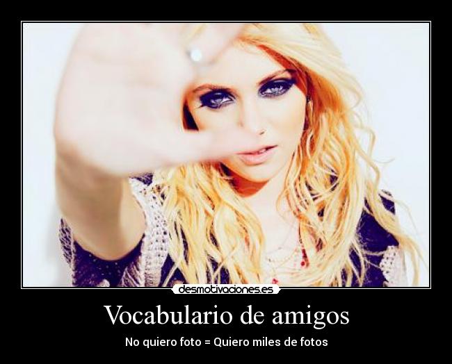 Vocabulario de amigos -