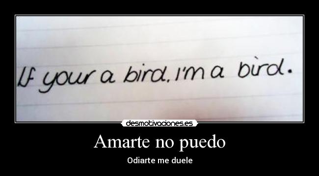 Amarte no puedo - 