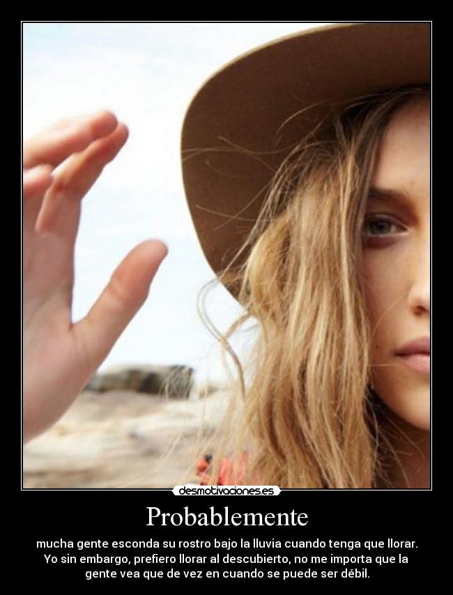 Probablemente -