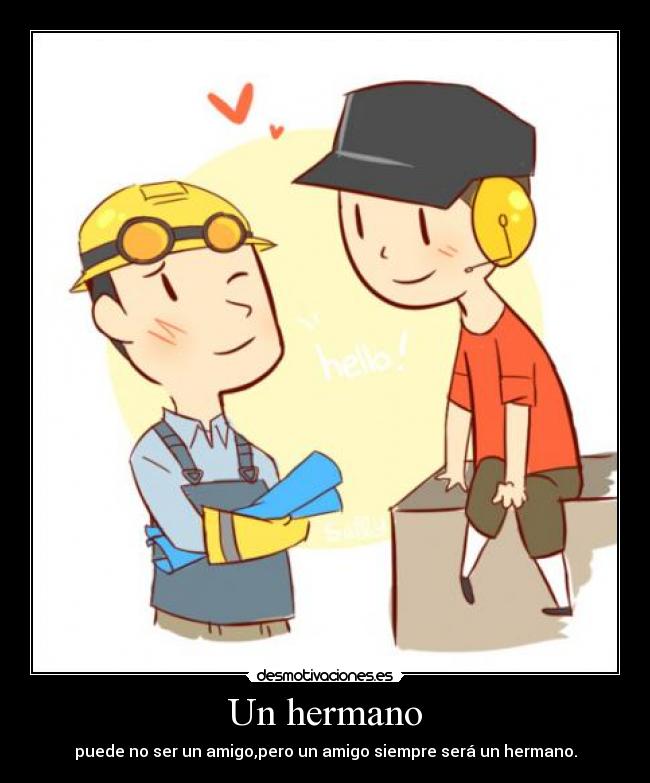 carteles the engineer engineer scout the scout tf2 team fortress amistad desmotivaciones