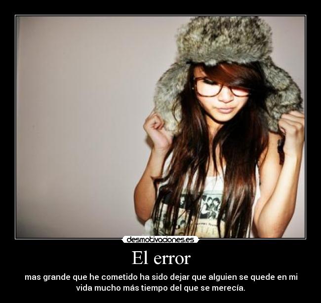 El error -