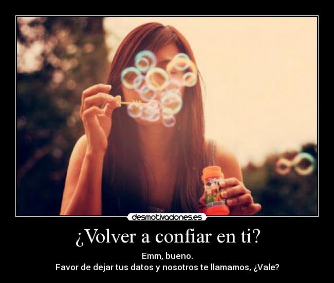 carteles confianza desmotivaciones