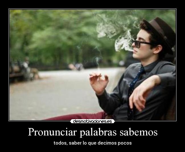 Pronunciar palabras sabemos - 