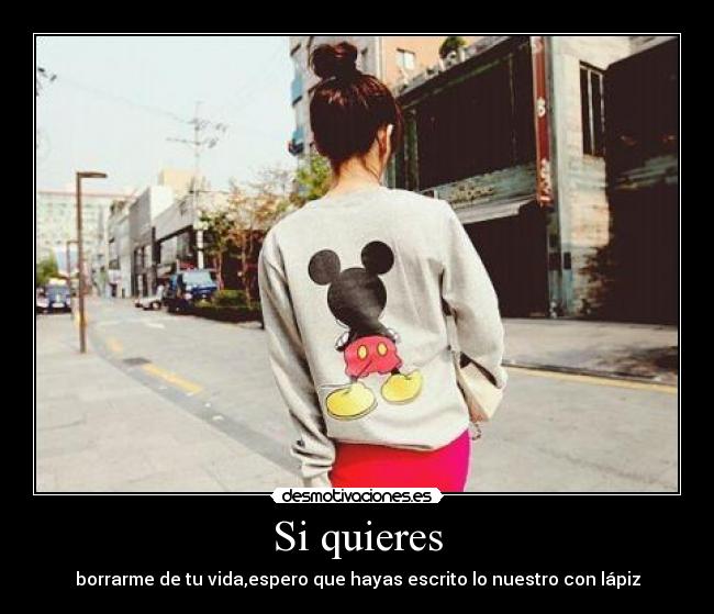 Si quieres -