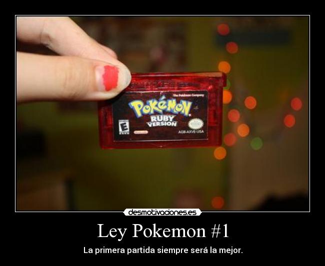 Ley Pokemon #1 -