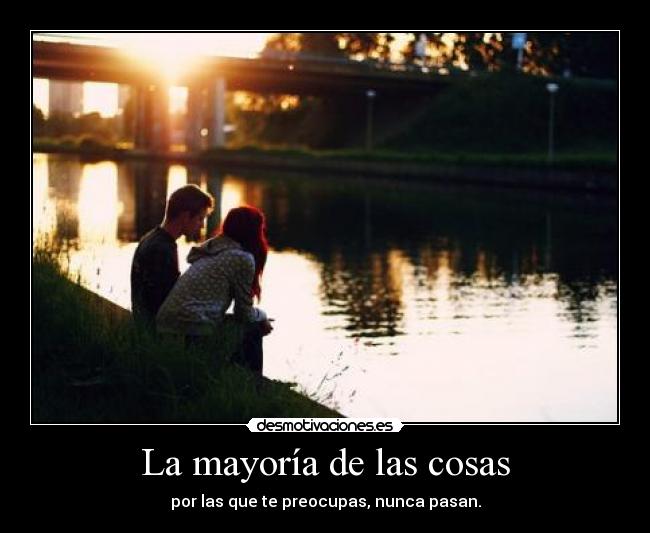 La mayoría de las cosas -
