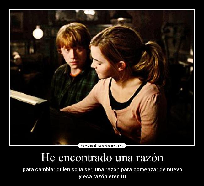 He encontrado una razón -