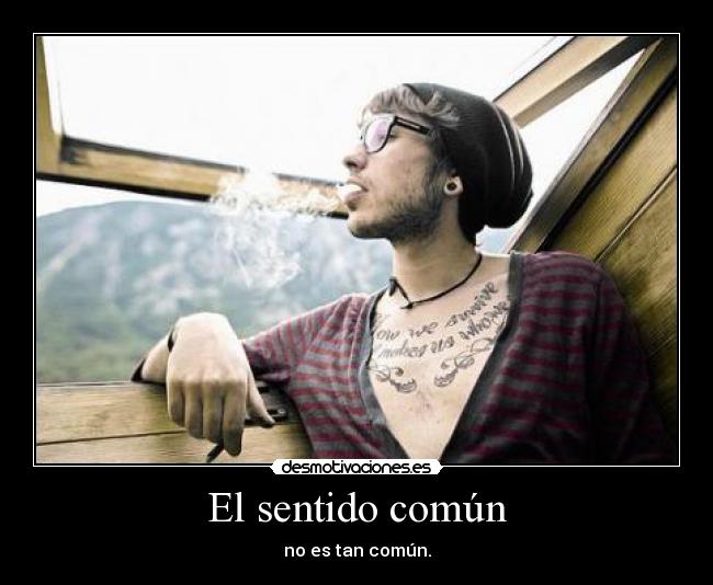 carteles sentido comun desmotivaciones