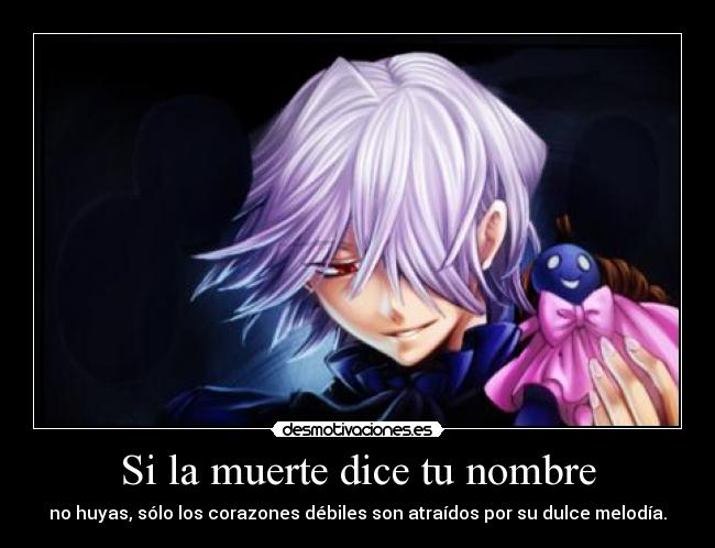 carteles muerte pandora hearts xerxes break harukaze desmotivaciones