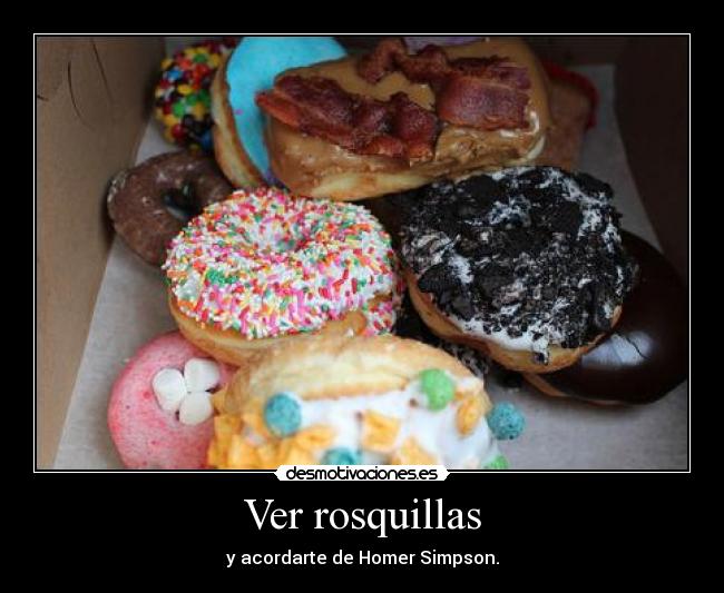 Ver rosquillas - 