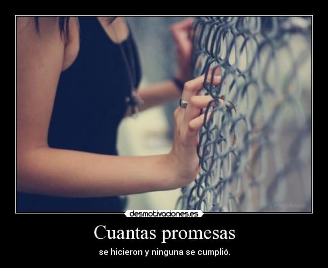 Cuantas promesas - 