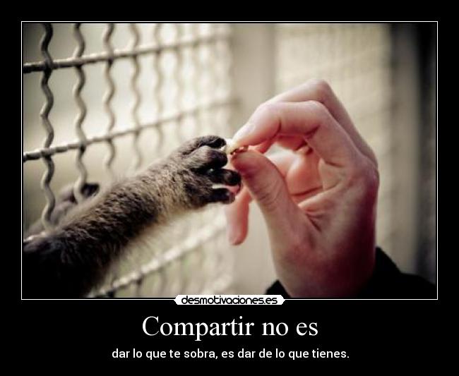 Compartir no es -