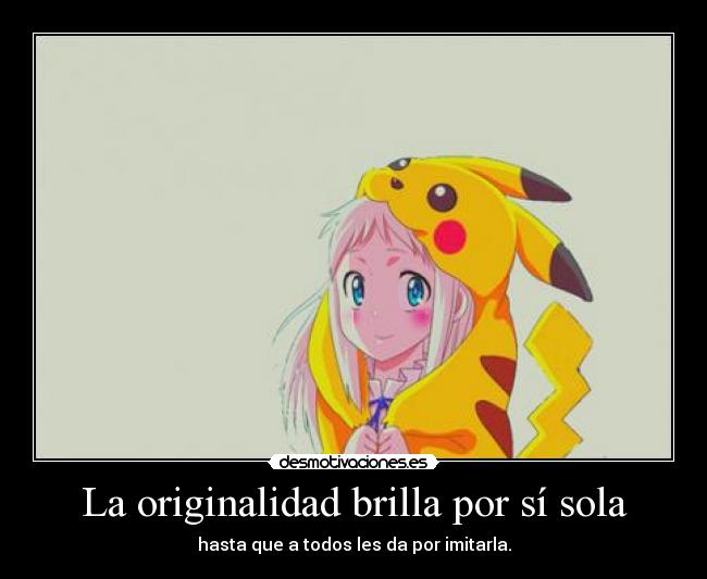 carteles anohana menma pikachu harukaze desmotivaciones