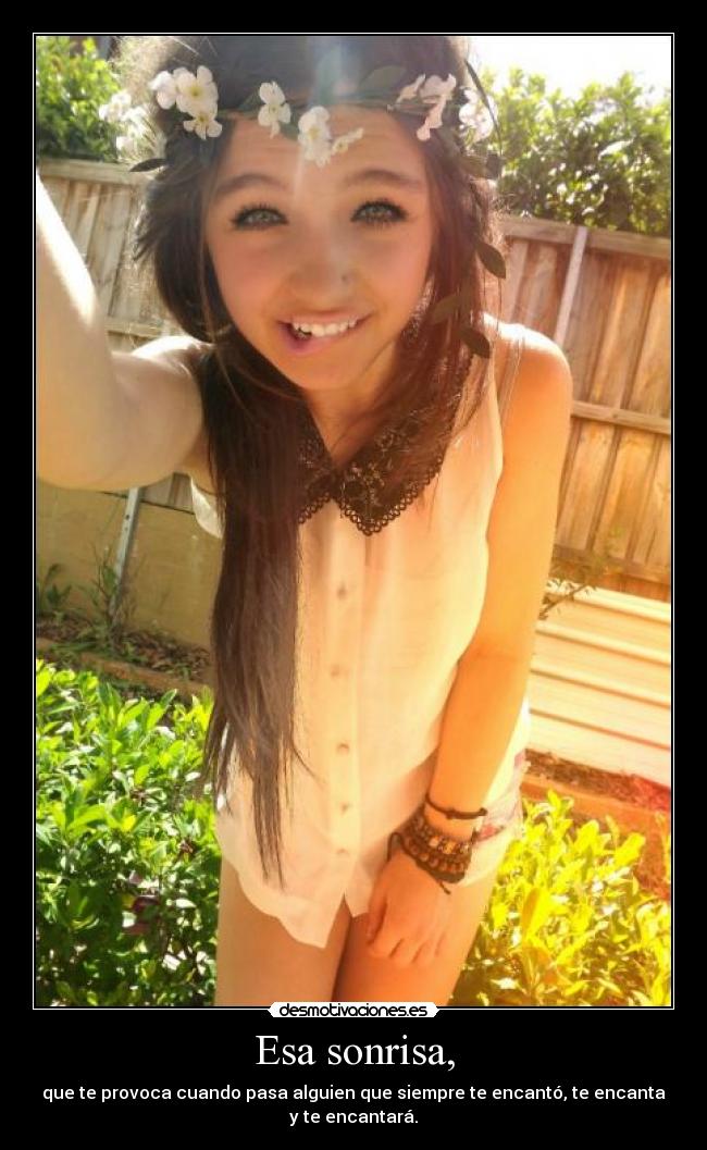Esa sonrisa, - 