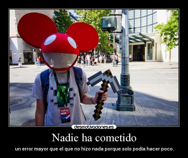 Nadie ha cometido - 