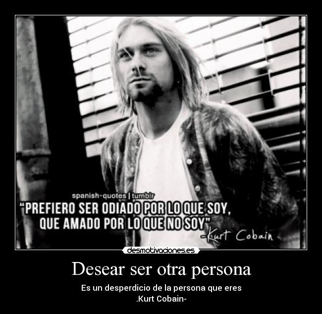 Desear ser otra persona -