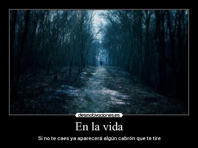 En la vida -