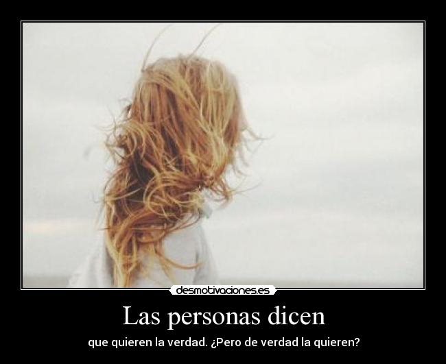 Las personas dicen - 