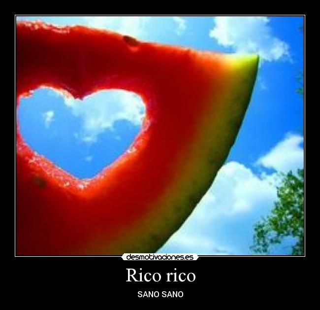 Rico rico - SANO SANO