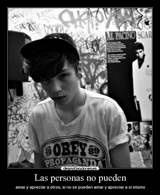 Las personas no pueden -