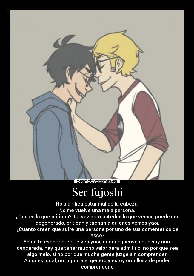 Ser fujoshi -