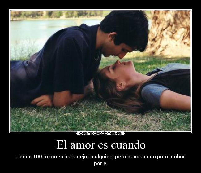 El amor es cuando - 