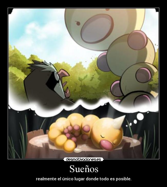 carteles pokemon weedle suenos desmotivaciones