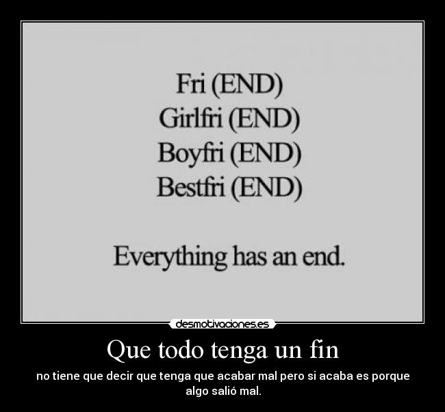 carteles end desmotivaciones