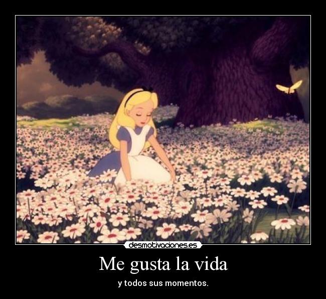Me gusta la vida - y todos sus momentos.