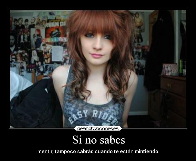 Si no sabes -