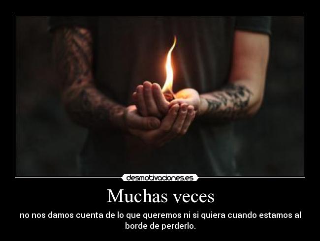 Muchas veces -