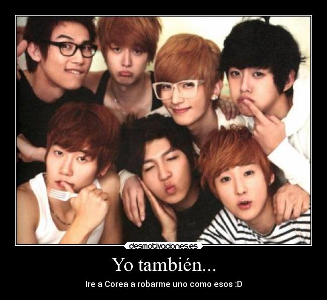 carteles kpop corea musica coreana sur corea ukiss robar kpoppers desmotivaciones