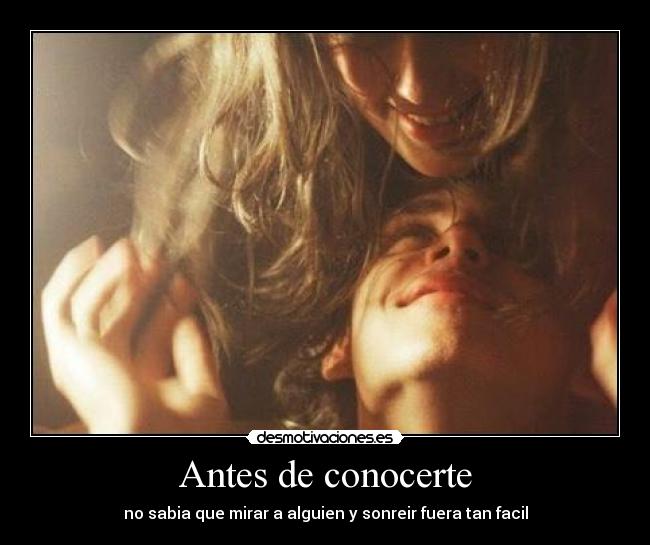 Antes de conocerte - 
