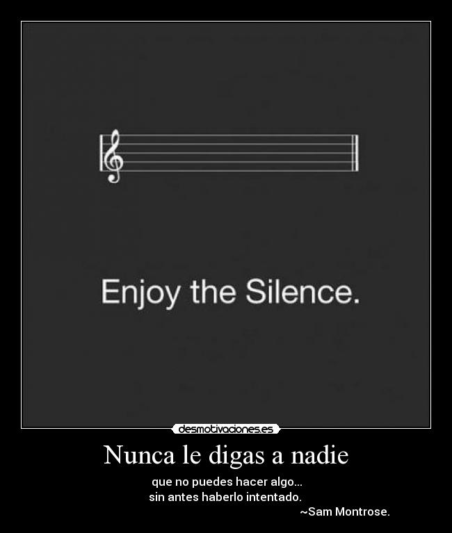 Nunca le digas a nadie -