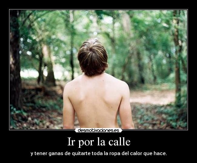 Ir por la calle -
