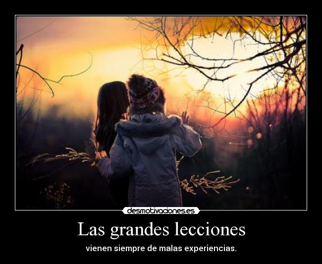 Las grandes lecciones -