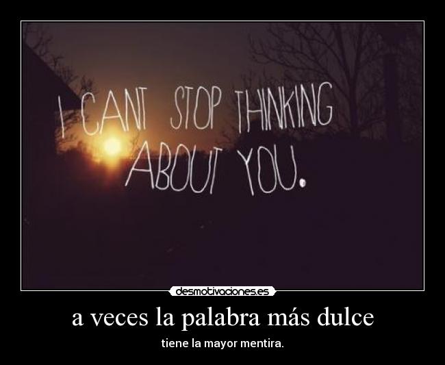 a veces la palabra más dulce - 