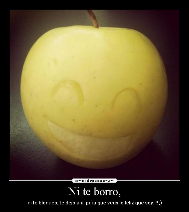 Ni te borro, - 